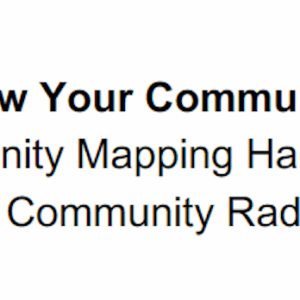Publication: Community Mapping Handbook