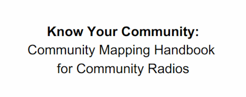 Publication: Community Mapping Handbook