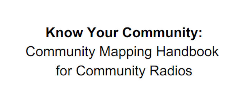Publication: Community Mapping Handbook